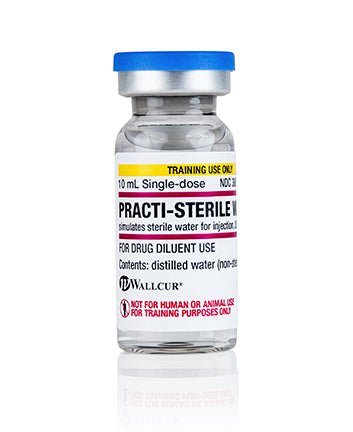 Practi - Sterile Water™ 10 mL (Training Only) - CornellSurgical.com