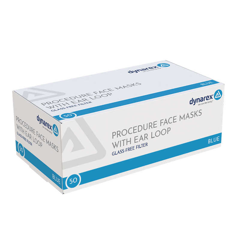 Procedure Face Mask w/ Ear Loop - CornellSurgical.com