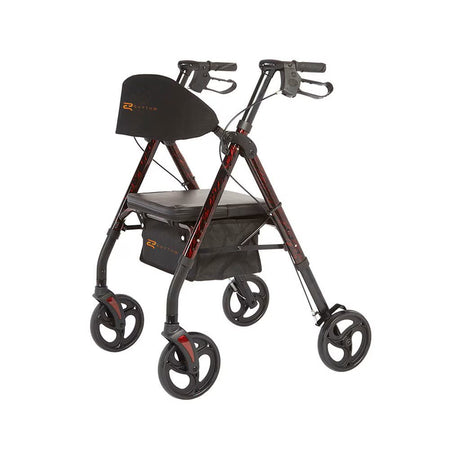 Royal Deluxe Universal - Aluminum 4 Wheel Rollator w/ Universal Height Adjustment - CornellSurgical.com