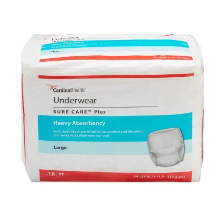 Sure Care Protective Underwear - Large 18/pkg - CornellSurgical.com