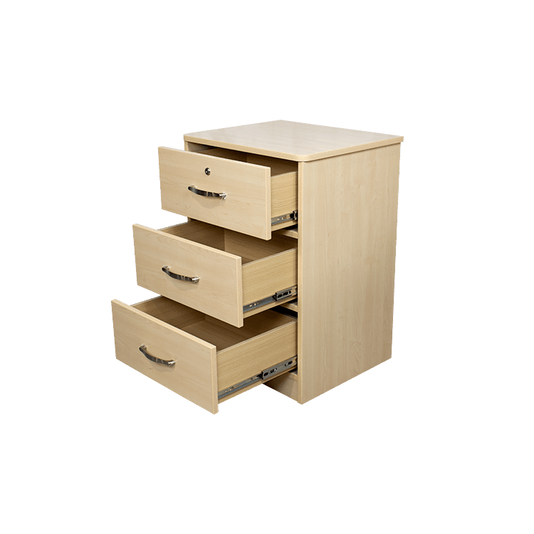 Three Drawer Nightstand - CornellSurgical.com