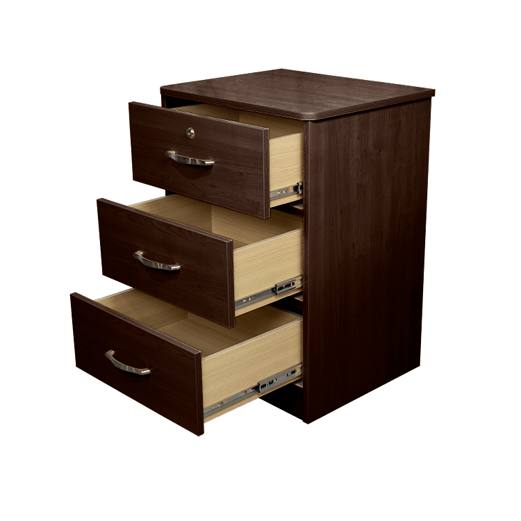 Three Drawer Nightstand - CornellSurgical.com