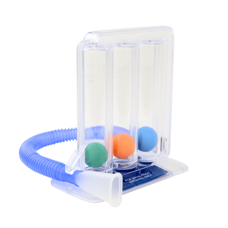 Tri - Flow Chamber Incentive Spirometer - CornellSurgical.com