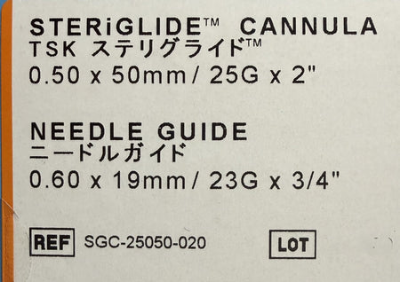 TSK STERiGLIDE™ Aesthetic Microcannula - CornellSurgical.com