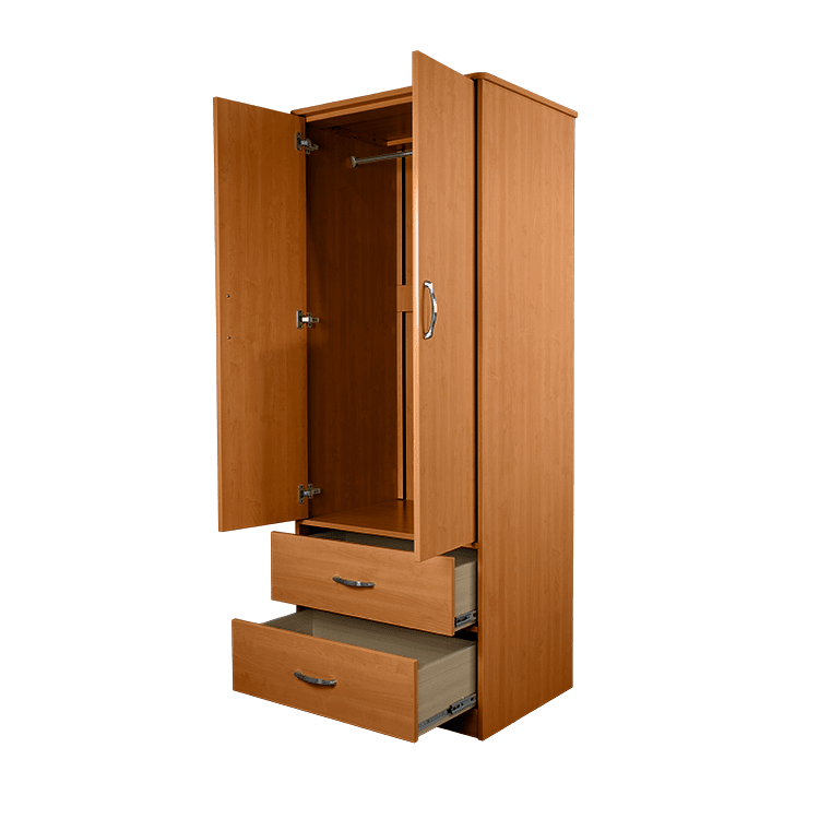 Two Door / Two Drawer Wardrobe - CornellSurgical.com