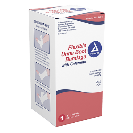 Unna Boot Bandage w/ Calamine, 4" - CornellSurgical.com