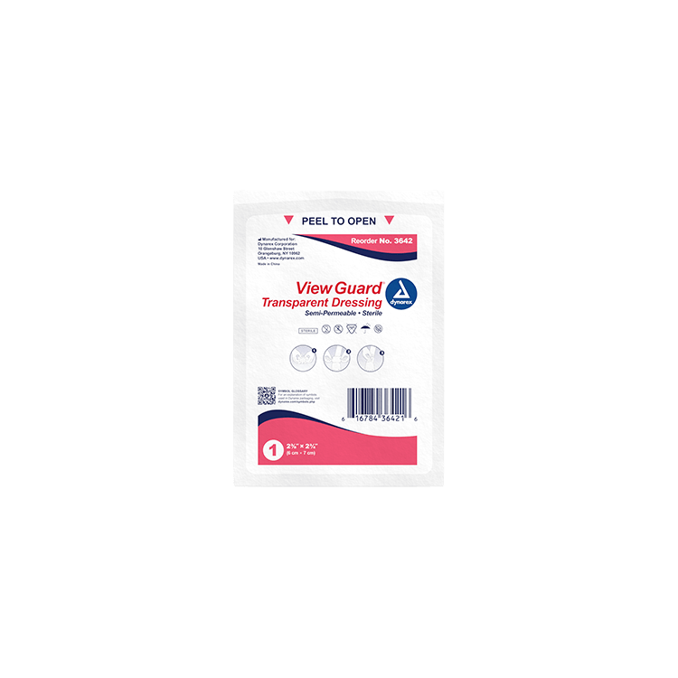View Guard Transparent Dressing - 2 3/8" x 2.75" - CornellSurgical.com