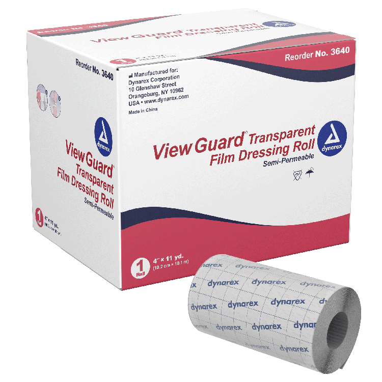 View Guard Transparent Film, 4" (Compare to Saniderm) - CornellSurgical.com
