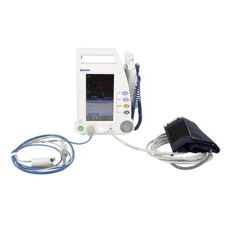 Vital Signs Patient Monitor, w/ Stand, Touch Screen, by Dynarex - CornellSurgical.com