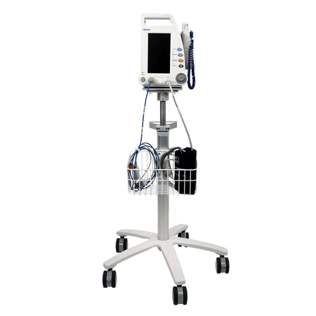 Vital Signs Patient Monitor, w/ Stand, Touch Screen, by Dynarex - CornellSurgical.com