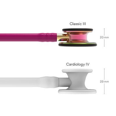 5806 Littmann Classic III - Raspberry w/ Rainbow Finish - CornellSurgical.com