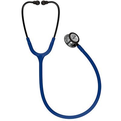 5863 Littmann Classic III - Navy w/ Mirror Finish & Smoke Stem - CornellSurgical.com