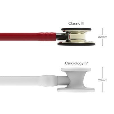 5864 Littmann Classic III - Burgundy w/ Champagne Finish - CornellSurgical.com