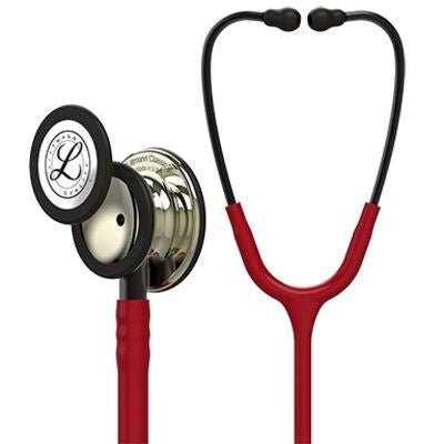 5864 Littmann Classic III - Burgundy w/ Champagne Finish - CornellSurgical.com