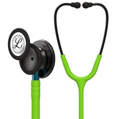 5875 Littmann Classic III - Lime Green w/ Smoke & Blue Stem - CornellSurgical.com