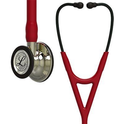 6176 Littmann Cardiology IV - Burgundy w/ Champagne Finish - CornellSurgical.com