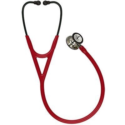 6176 Littmann Cardiology IV - Burgundy w/ Champagne Finish - CornellSurgical.com
