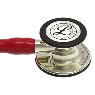 6176 Littmann Cardiology IV - Burgundy w/ Champagne Finish - CornellSurgical.com