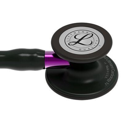 6203 Littmann Cardiology IV - Black Edition w/ Violet Stem - CornellSurgical.com