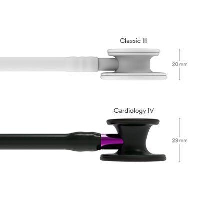 6203 Littmann Cardiology IV - Black Edition w/ Violet Stem - CornellSurgical.com