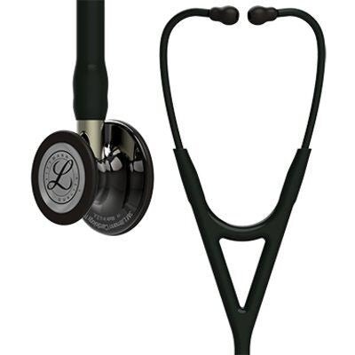 6204 Littmann Cardiology IV - Black w/ Smoke & Champagne Stem - CornellSurgical.com