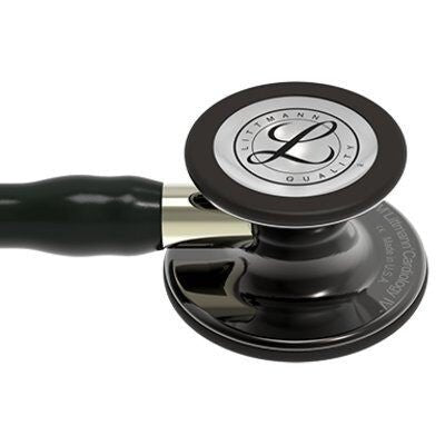 6204 Littmann Cardiology IV - Black w/ Smoke & Champagne Stem - CornellSurgical.com