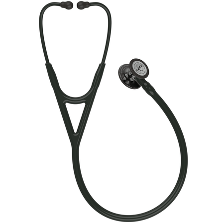 6232 Littmann Cardiology IV - Black w/ Black & Smoke - CornellSurgical.com