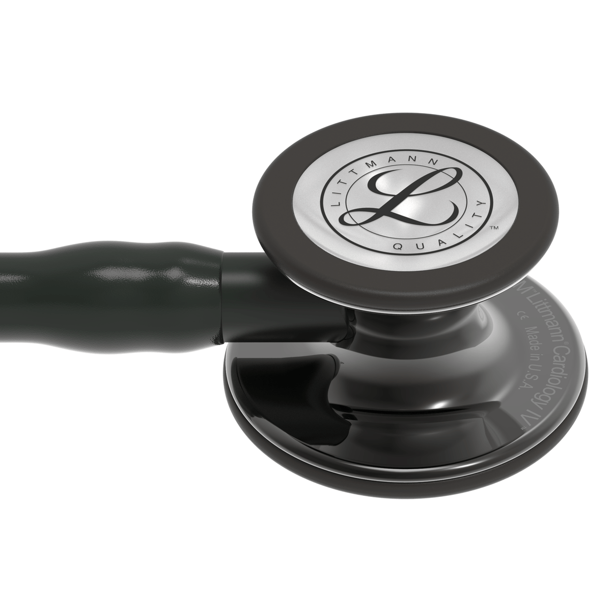 6232 Littmann Cardiology IV - Black w/ Black & Smoke - CornellSurgical.com