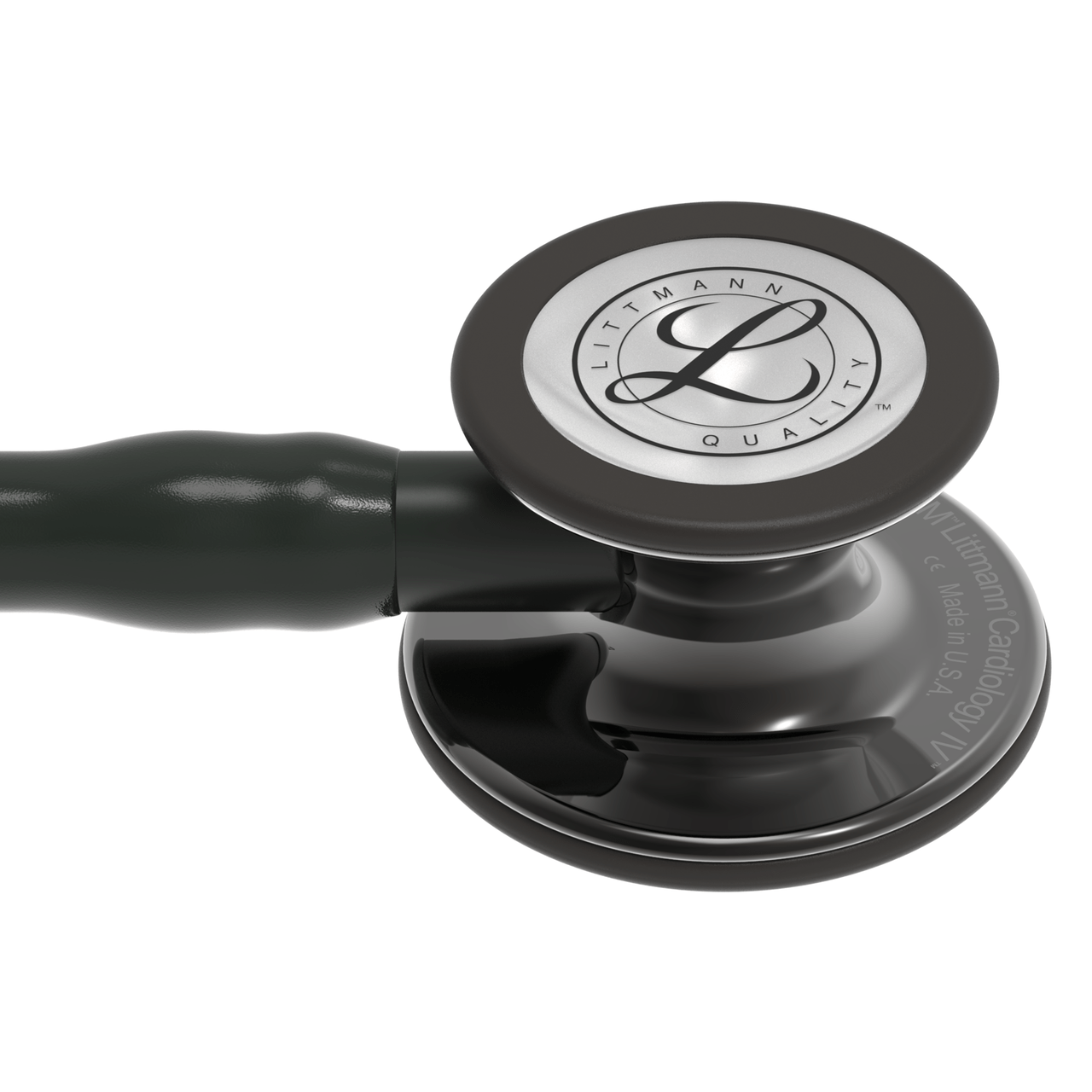 6232 Littmann Cardiology IV - Black w/ Black & Smoke - CornellSurgical.com