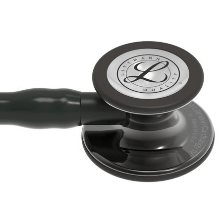 6232 Littmann Cardiology IV - Black w/ Black & Smoke - CornellSurgical.com