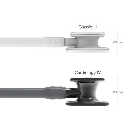 6238 Littmann Cardiology IV - Grey w/ High Polish Smoke Finish - CornellSurgical.com