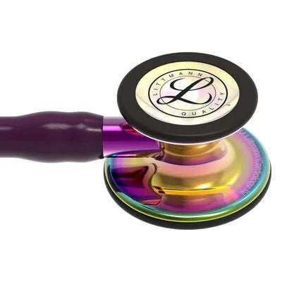 6239 Littmann Cardiology IV - Plum w/ Rainbow & Violet Stem - CornellSurgical.com