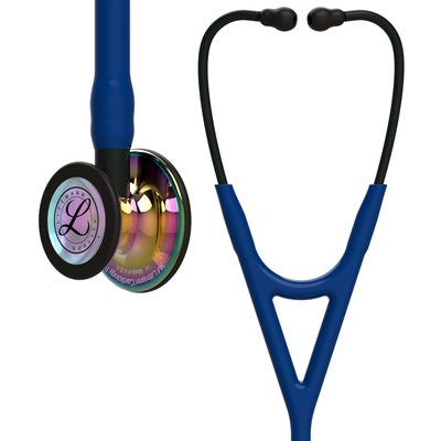 6242 Littmann Cardiology IV - Navy w/ Rainbow & Black Stem