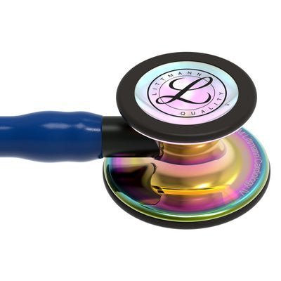 6242 Littmann Cardiology IV - Navy w/ Rainbow & Black Stem - CornellSurgical.com