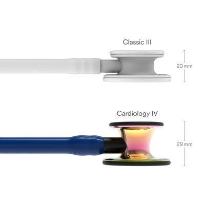 6242 Littmann Cardiology IV - Navy w/ Rainbow & Black Stem - CornellSurgical.com