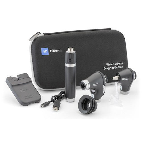 71 - PM3LXE - US + 11720 - L Welch Allyn 3.5V Diagnostic Set with PanOptic Plus LED Ophthalmoscope, MacroView Plus LED Otoscope w/ Traditional Ophthalmoscope - CornellSurgical.com