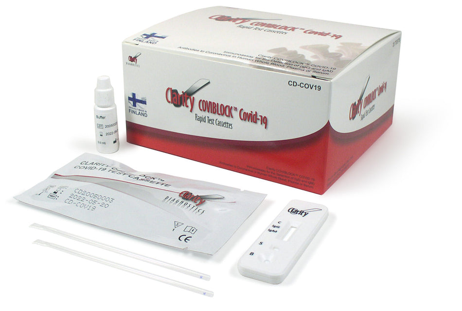 Clarity - Sienna COVID-19 Antigen Rapid Test Cassette, 25's