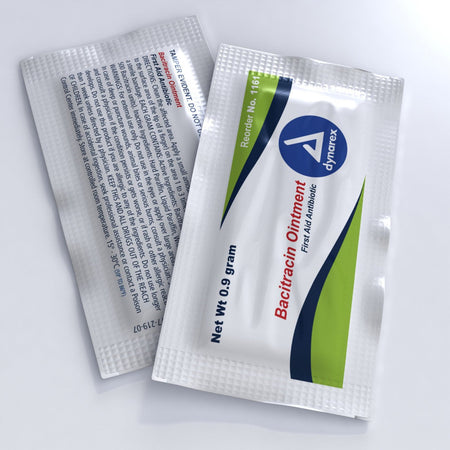 Bacitracin Ointment - 0.9 g foil pack 144's - CornellSurgical.com