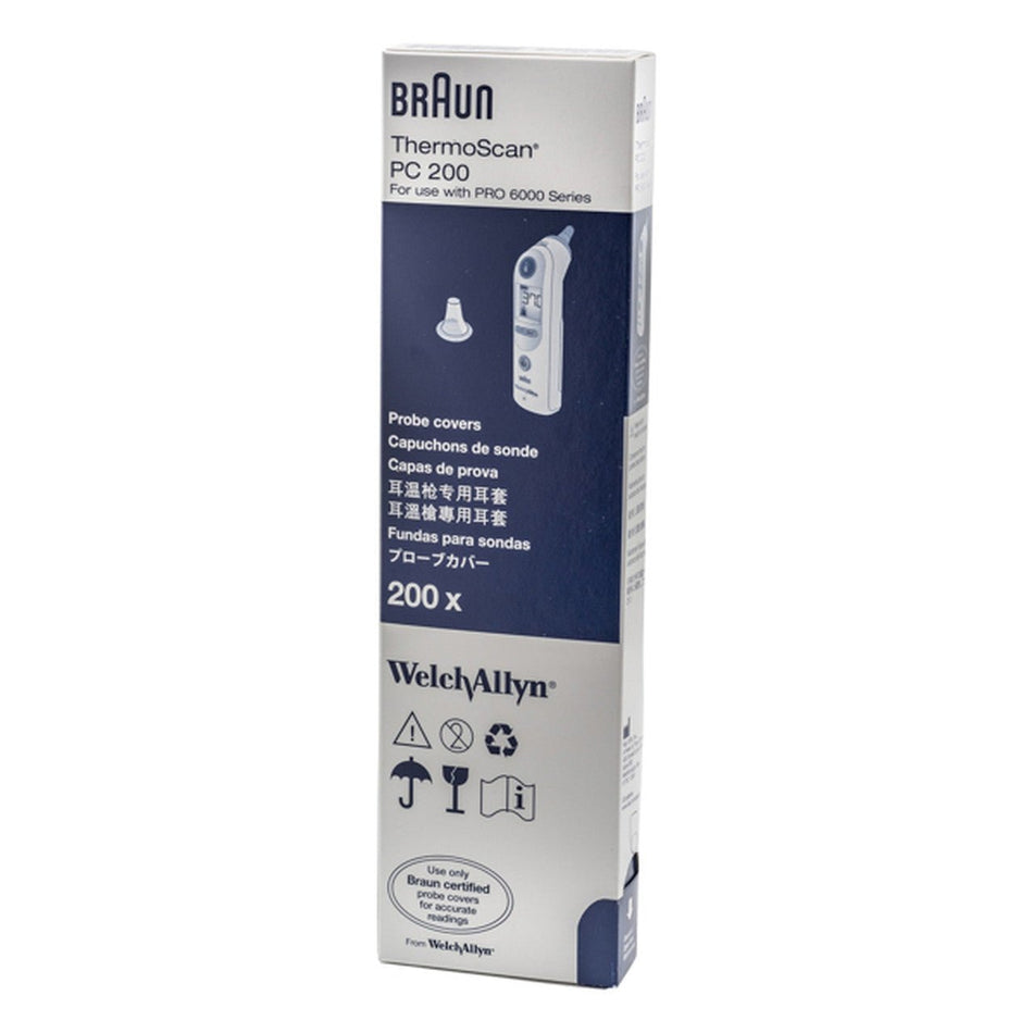 Braun ThermoScan PRO 6000 Ear Thermometer Disposable Probe Covers, 200's - CornellSurgical.com
