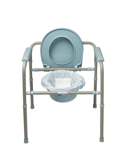 Commode Liner with Absorbent Pad, 12/box - CornellSurgical.com