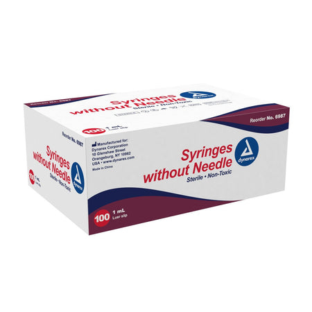Dynarex 6993 Syringe Without Needle, 60cc, 25/bx - CornellSurgical.com