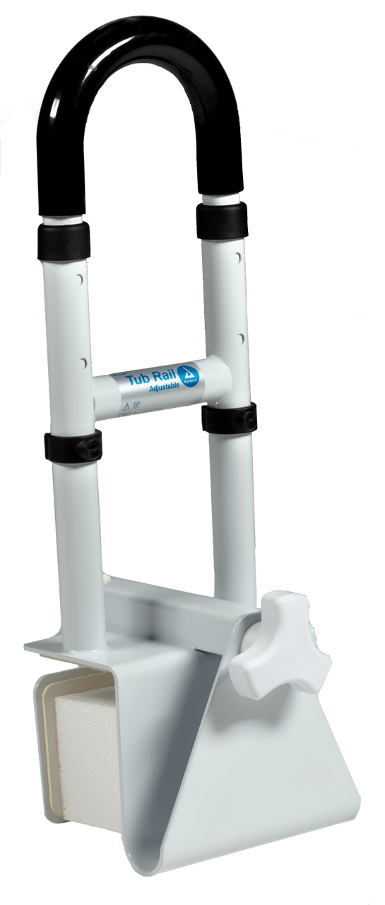 Dynarex Adjustable Height Clamp On Tub Rail - CornellSurgical.com