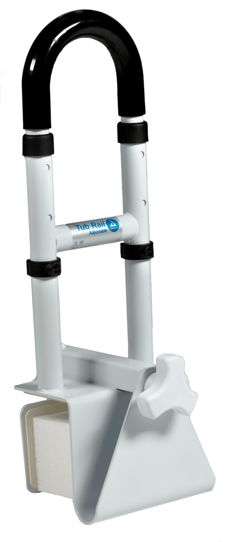 Dynarex Adjustable Height Clamp On Tub Rail - CornellSurgical.com