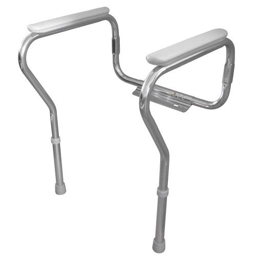 Dynarex Adjustable Height Toilet Safety Rail - CornellSurgical.com
