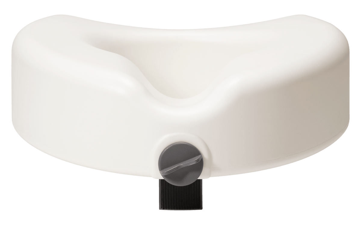 Dynarex Raised Toilet Seat, Locking - CornellSurgical.com