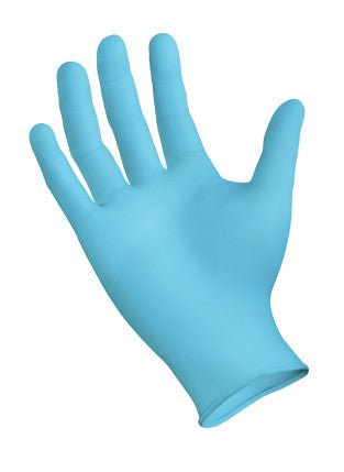 GripStrong Nitrile Glove, Blue, Medium, 100/box - CornellSurgical.com