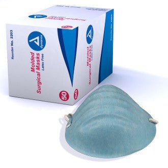 Molded Face Mask - Blue 2203 - CornellSurgical.com