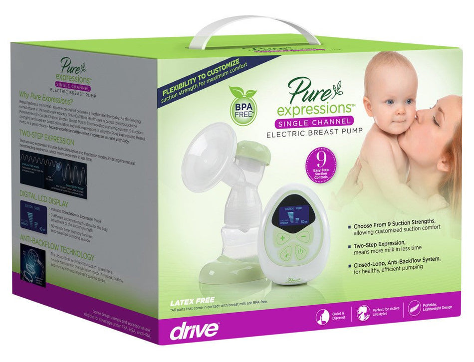 Pure Expressions Single Channel Electric Breast Pump - CornellSurgical.com