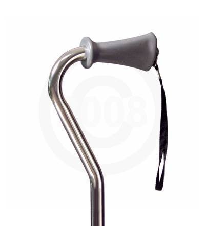 Quad Cane, Aluminum, Ortho - Ease Grip, Small Base - CornellSurgical.com