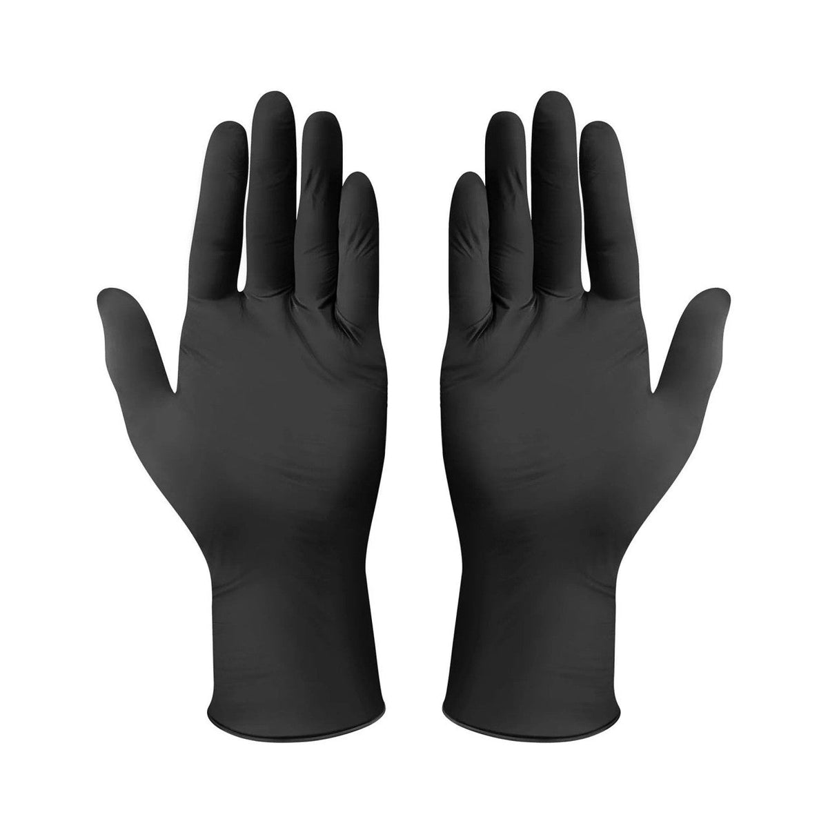 Safe - Touch Black Nitrile Exam Gloves, Powder - Free, 100's - CornellSurgical.com
